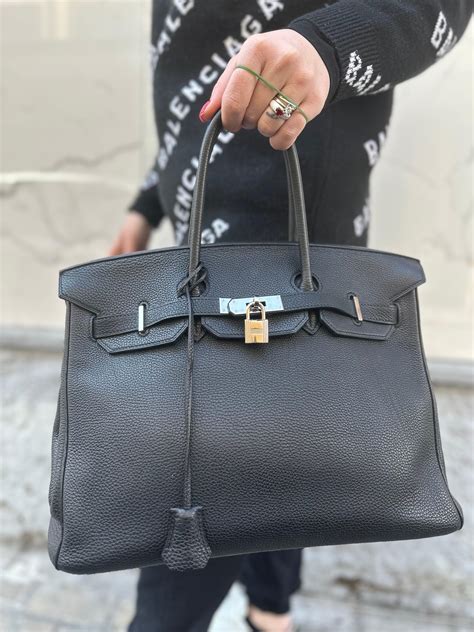 Hermes Birkin Plomb .